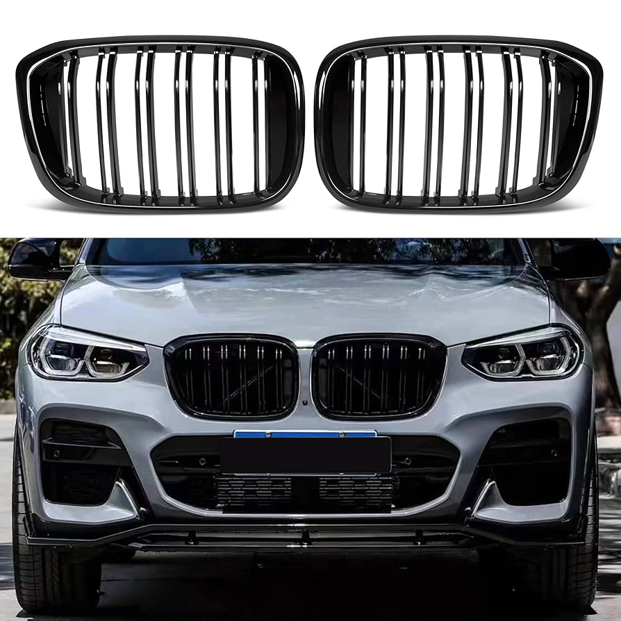 BMW X3 X3M X4 純正グリル G01 G02 前期 BMW 純正 G01 X3 G02 X4 前期 M Performance ブラック キドニー